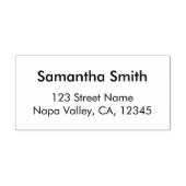 Tampons Encreurs Adresse de retour minimale moderne (Impression)