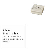 Tampons Encreurs Adresse de retour minimale simple (Tamponné)