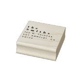 Tampons Encreurs Adresse de retour minimale simple (Tampon)