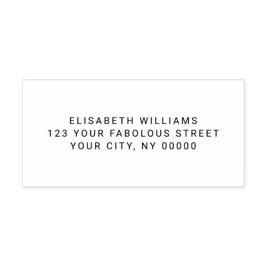 Tampons Encreurs Adresse de retour ou texte (Impression)