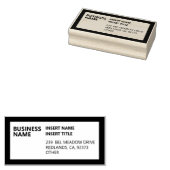 Tampons Encreurs Adresse de retour professionnelle (Tamponné)