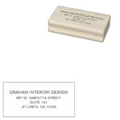 Tampons Encreurs Adresse de retour professionnelle simple (Tamponné)