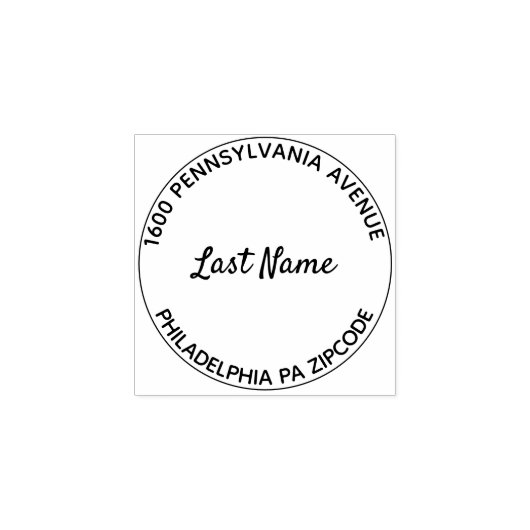 Tampons Encreurs Adresse de retour simple (Impression)