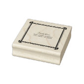 Tampons Encreurs Adresse de retour simple Timbre en caoutchouc (Tampon)