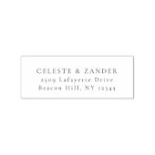 Tampons Encreurs Adresse de retour Timbre en caoutchouc (Impression)