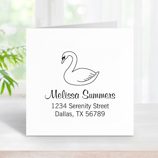 Tampons Encreurs Adresse du cygne blanc 2