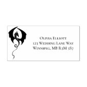Tampons Encreurs Adresse du Mariage Black Dragon (Impression)