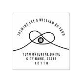 Tampons Encreurs Adresse du Mariage chinois Love Knot Double Happin (Impression)