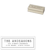 Tampons Encreurs Adresse et frontière de retour mignonnes (Tamponné)