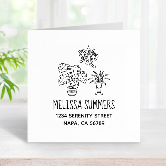 Tampons Encreurs Adresse Hobby des plantes domestiques