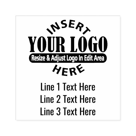 Tampons Encreurs Adresse professionnelle avec 3 lignes de texte (Impression)