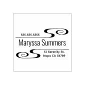 Tampons Encreurs Adresse simple des spires (Impression)