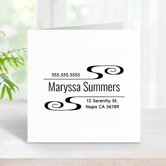 Tampons Encreurs Adresse simple des spires