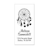 Tampons Encreurs Adresse Tribal Boho Dreamcatcher (Impression)
