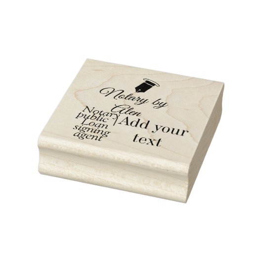 Tampons Encreurs Agent de signature de prêt public notaire ajouter (Tampon)