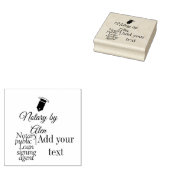 Tampons Encreurs Agent de signature de prêt public notaire ajouter (Tamponné)