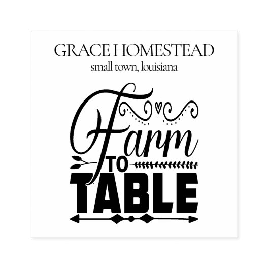 Tampons Encreurs Agricole à table Agricole Marché Stand Ajouter le  (Impression)