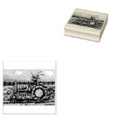 TAMPONS ENCREURS AGRICULTURE DANS LE PAYS, PILOTE EN CAOUTCHOUC DE  (Tamponné)