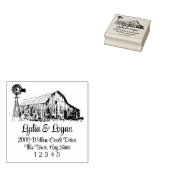 Tampons Encreurs Agritourisme Grange bois Art Timbre (Tamponné)