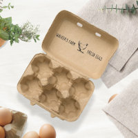 Agritourisme Hen Oeuf Horizontal Timbre Carton