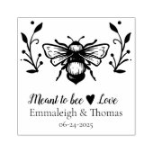 Tampons Encreurs Aimer l'abeille - Timbre pour mariage (Impression)