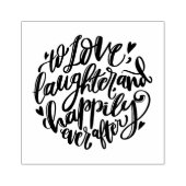 Tampons Encreurs Aimer le rire et la joie toujours après (Impression)