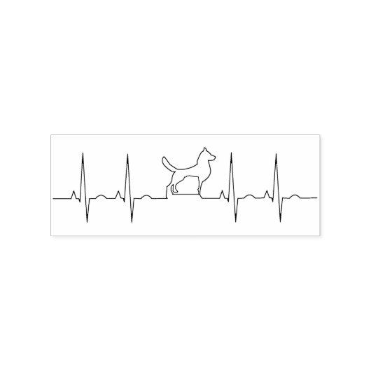 Tampons Encreurs aimer mon cachet d'art pour chien (Impression)