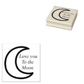 Tampons Encreurs Aimez-vous la Lune (Tamponné)