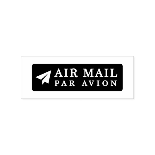 Tampons Encreurs AIR MAIL PAR AVION 紙飛行機 エアメールスタンプ paper airplane ラ (Impression)