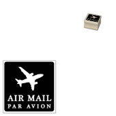 Tampons Encreurs AIR MAIL PAR AVION 飛行機 エアメールスタンプ airplane ラバースタンプ (Tamponné)