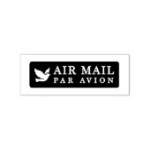 Tampons Encreurs AIR MAIL PAR AVION 鳥 エアメールスタンプ bird birds ラバースタンプ (Impression)