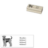 Tampons Encreurs Airedale terrier dog cartoon (Tamponné)