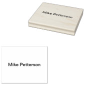 Tampons Encreurs Ajouter son titre personnalisé modèle simple (Tamponné)