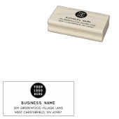 Tampons Encreurs Ajouter un logo d'entreprise et un site Web d'entr (Tamponné)