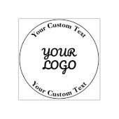 Tampons Encreurs Ajouter un logo design simple modifiable (Impression)