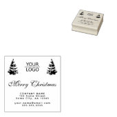 Tampons Encreurs Ajouter un logo Promotion d'arbre de Noël de texte (Tamponné)