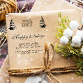 Tampons Encreurs Ajouter un logo Promotion d'arbre de Noël de texte