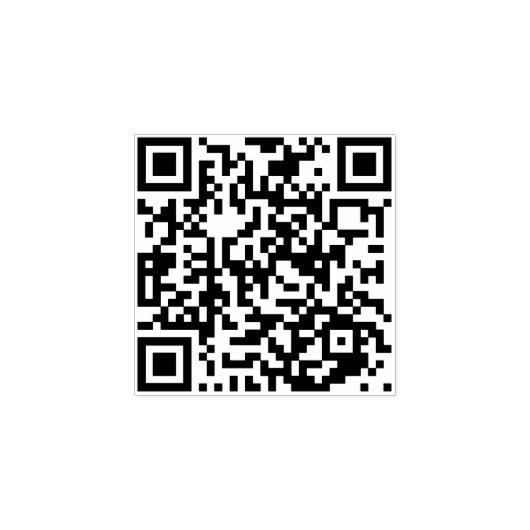 Tampons Encreurs Ajouter votre code QR Simple Fun Business Professi (Impression)