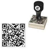Tampons Encreurs Ajouter votre code QR Simple Fun Business Professi (Tamponné)