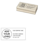 Tampons Encreurs Ajouter votre logo entreprise adresse moderne simp (Tamponné)