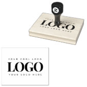 Tampons Encreurs Ajouter votre logo Rectangle personnalisé Entrepri (Tamponné)