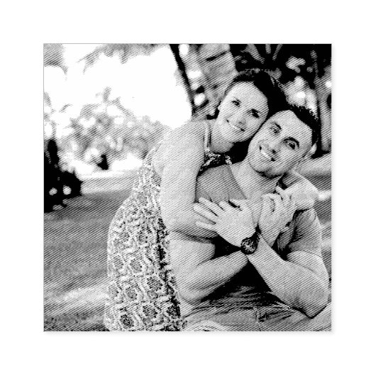 TAMPONS ENCREURS AJOUTER VOTRE MARIAGE PHOTO CUSTOMISÉ CAOUTCHOUC E (Impression)