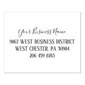 Tampons Encreurs Ajouter votre nom d'entreprise et votre adresse Mo (Impression)