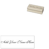 Tampons Encreurs Ajouter votre nom ici timbre personnalisable (Tamponné)