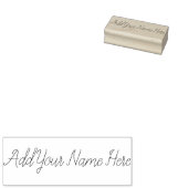 Tampons Encreurs Ajouter votre nom ici timbre personnalisable (Tamponné)