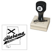 Tampons Encreurs Alabama Heart of Dixie (Tamponné)
