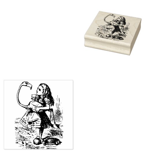 Tampons Encreurs Alice avec flamant (Tamponné)