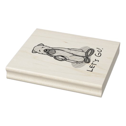 Tampons Encreurs Allons-y ! Marche à pied à Terrier Chien (1b2) (Tampon)