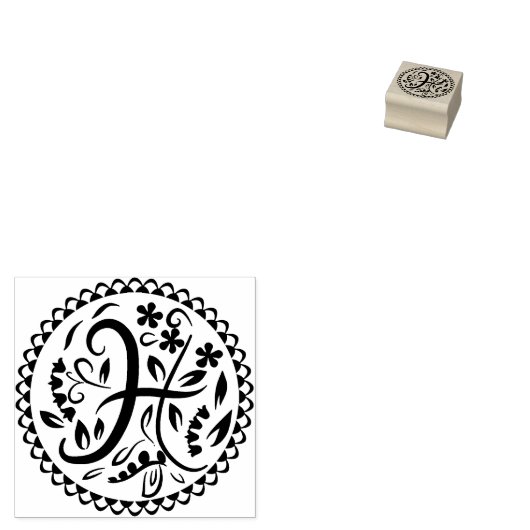 Tampons Encreurs Alphabet H (Tamponné)