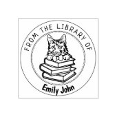 Tampons Encreurs American Bobtail Cat, Livre De La Bibliothèque De (Impression)